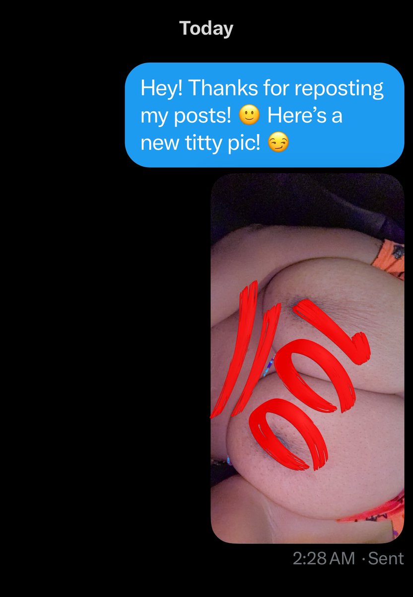 Thickjelly007's tweet photo. Love when yall repost me! Figured I show some love to a follower with some titties #slut😜 https://t.co/zp16LvAIaX