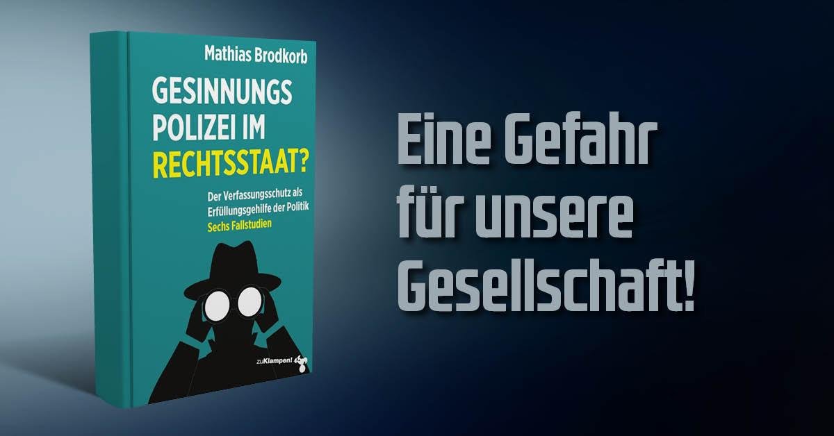 COMPACTMagazin's tweet photo. Mehr Klartext von #Brodkorb: Der Publizist und frühere SPD-Minister rechnet in seinem Buch „Gesinnungspolizei im Rechtsstaat?“ mit dem Verfassungsschutz ab. #Thueringen Gibt's hier: https://t.co/sFE3AotWg1 https://t.co/oTReKLcetz