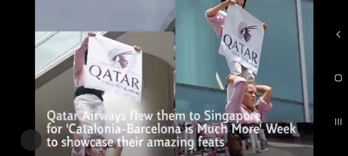 Barrufet1980's tweet photo. Si algú que fa pilars per Qatar airways diu que vens l'ànima al diable, fes-li cas, sap de que parla
#NiAmèricaNiQatar #castells https://t.co/fDHd0C6SWJ