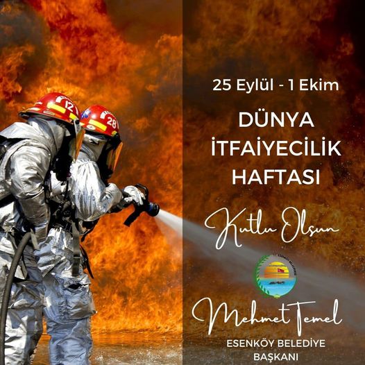 İtfaiyecilerimizin kazasız ve belasız bir şekilde görevlerini yerine getirmelerini temenni ederken, yangınsız ve afetsiz günler diliyor, tüm itfaiye personellerimizin İtfaiyecilik Haftası’nı kutluyoruz