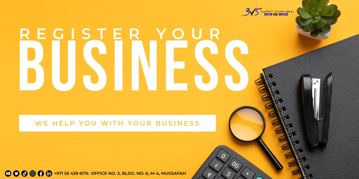 BostonVisaServ1's tweet image. Let us help you achieve your business goal in UAE!
Set up your business now, contact us today for more information.

📩 marketing@bvs.ae
📱 +971 55 439 6174, +971 55 248 9547
🔎 bvs.ae

#professional #proservice #services #professionaldevelopment #businesssetup