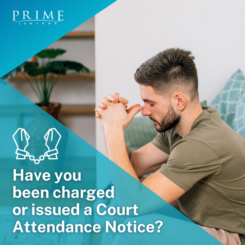 PrimeLawyers's tweet photo. Navigating Police interactions and being issued with a Court Attendance Notice can be an overwhelming experience. Our dedicated team of Criminal Law specialists that can guide you through this process. Visit our website for more info or contact us at 1800 529 529.