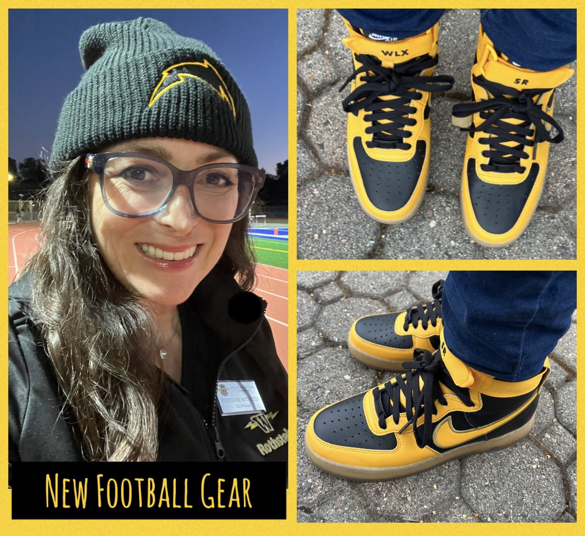 Tonight was the Wilcox Big Game and I got to debut my new football gear! 🏈
#SCUSDproud #chargerstrong