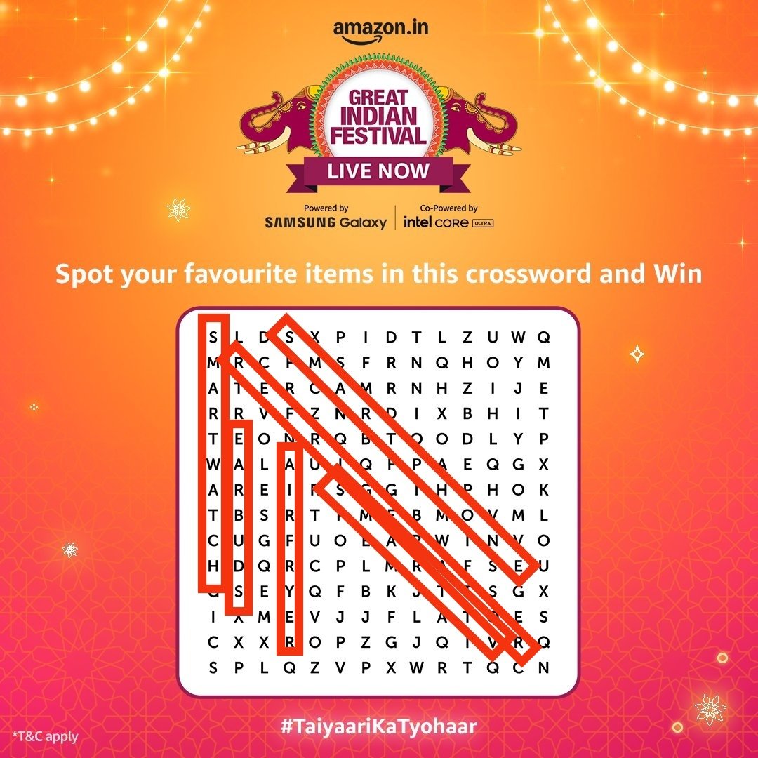 sailokesh9999's tweet photo. @amazonIN SMART WATCH
EARBUDS
AIR FRYER
SMART TV
REFRIGERATOR 
SMART PHONE
#AmazonGreatIndianFestival #TaiyaariKaTyohaar #AGIF #ContestAlert @amazonIN
Tag 3 Friends @Sivaprasad34302 @NAGARAJUBANAVA9 @SureshIslavathu https://t.co/vCZ4TUu0JW