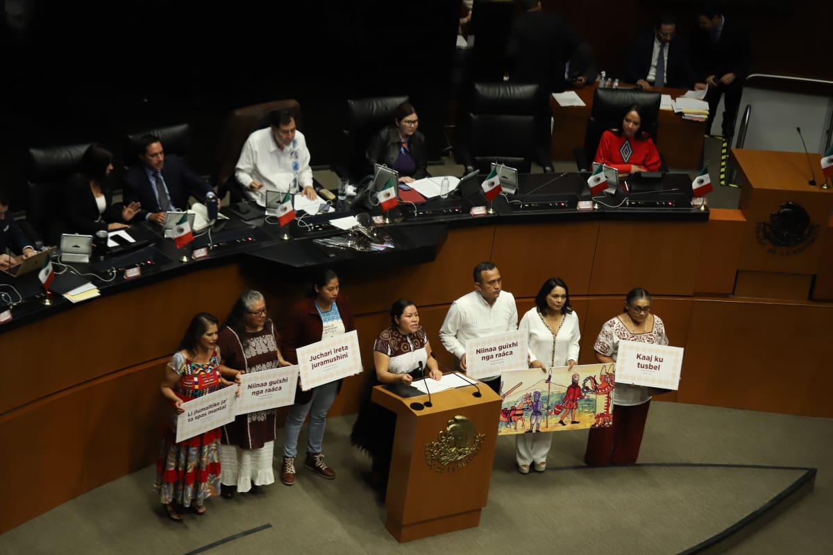CONGRESO DEL EDOMEX APRUEBA REFORMAS SOBRE PUEBLOS ORIGINARIOS Y GUARDIA NACIONAL

La Cámara de Diputados del Estado de México aprueba la Minuta Proyecto de Decreto que modifica, adiciona y deroga el artículo 2º de la Constitución Política de los Estados Unidos Mexicanos.
#Edomex