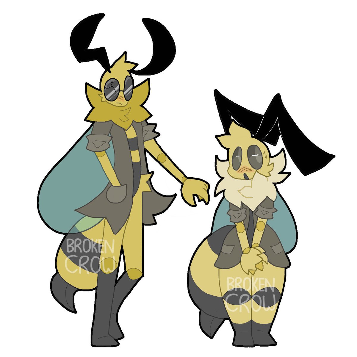 brokencroww's tweet photo. doctor ach bee and keroue #bugfables #fanart #hbbugfables https://t.co/SVdPhPK8vu