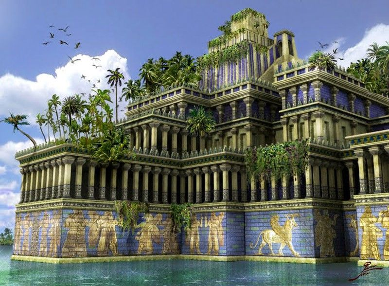 CONEAMX's tweet photo. 2. Los Jardines Colgantes de Babilonia:
📍 Irak.
Un exuberante conjunto de jardines supuestamente construidos por el rey Nabucodonosor II para su esposa, aunque su existencia es discutida. https://t.co/axdYJvdmdz