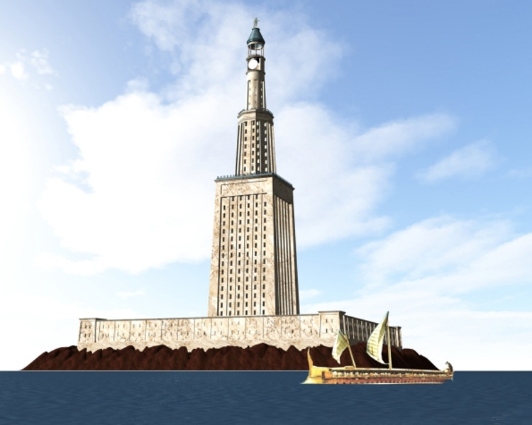 CONEAMX's tweet photo. 7. El Faro de Alejandría:
📍 Egipto
Una torre colosal en la isla de Faros, que guiaba a los navegantes al puerto de Alejandría con su luz, considerada una de las mayores proezas de ingeniería de su tiempo. https://t.co/cR9EvZMbFA