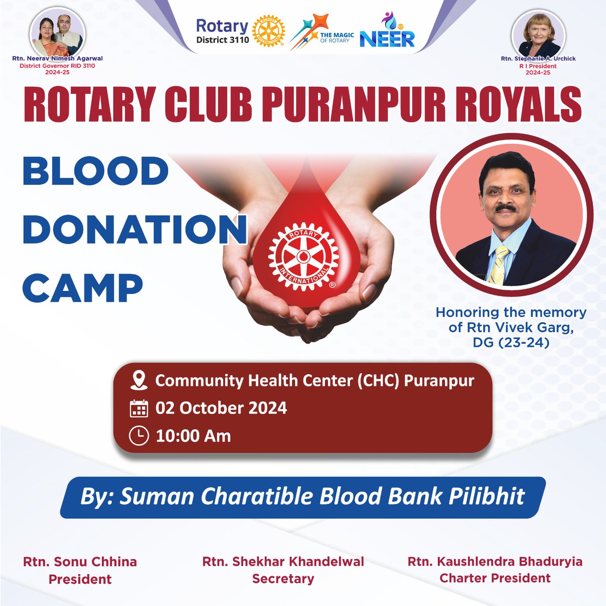 KaushlenderBha2's tweet photo. @Rotary3110 @passion_rotary @RotaryIndia https://t.co/9iO3XqU89r