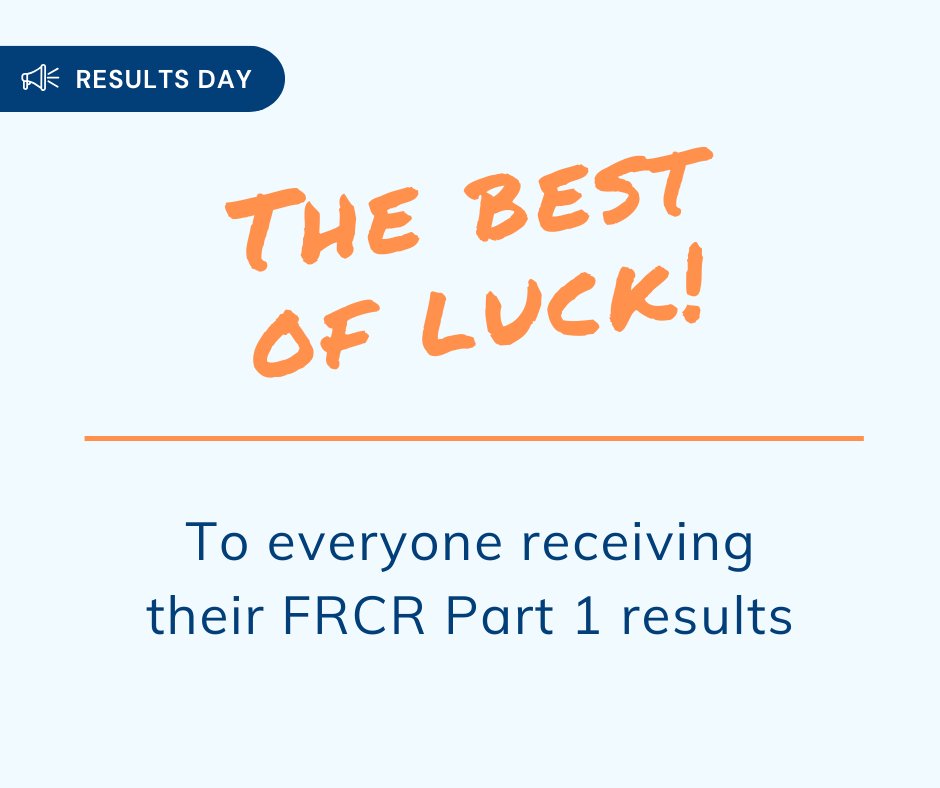 Good luck to all #Radiologists receiving their #FRCR PART 1 results today - you've got this!🤞

📧 Get in touch to discuss how we can help you, or check out our IMG Oncologists Facebook group for more! 💙

#exam #IMGconnect #nhs