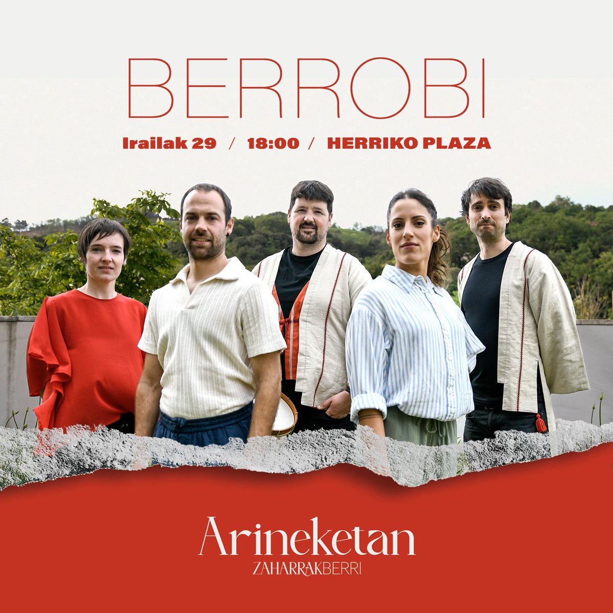 Igande arratsalderako planik? #Berrobiko plazara gerturatu eta gozatu musika, dantza eta kantuaz #ZaharrakBerri emanaldiarekin. #Arineketan eta #Haatik-en eskutik. 

📆 Igandea 29, 18tan.
📍 Berrobiko plazan.

Etzara damutuko!

#Igandeak #BerrobikoPlaza #kulturaBizia #Berrobi
