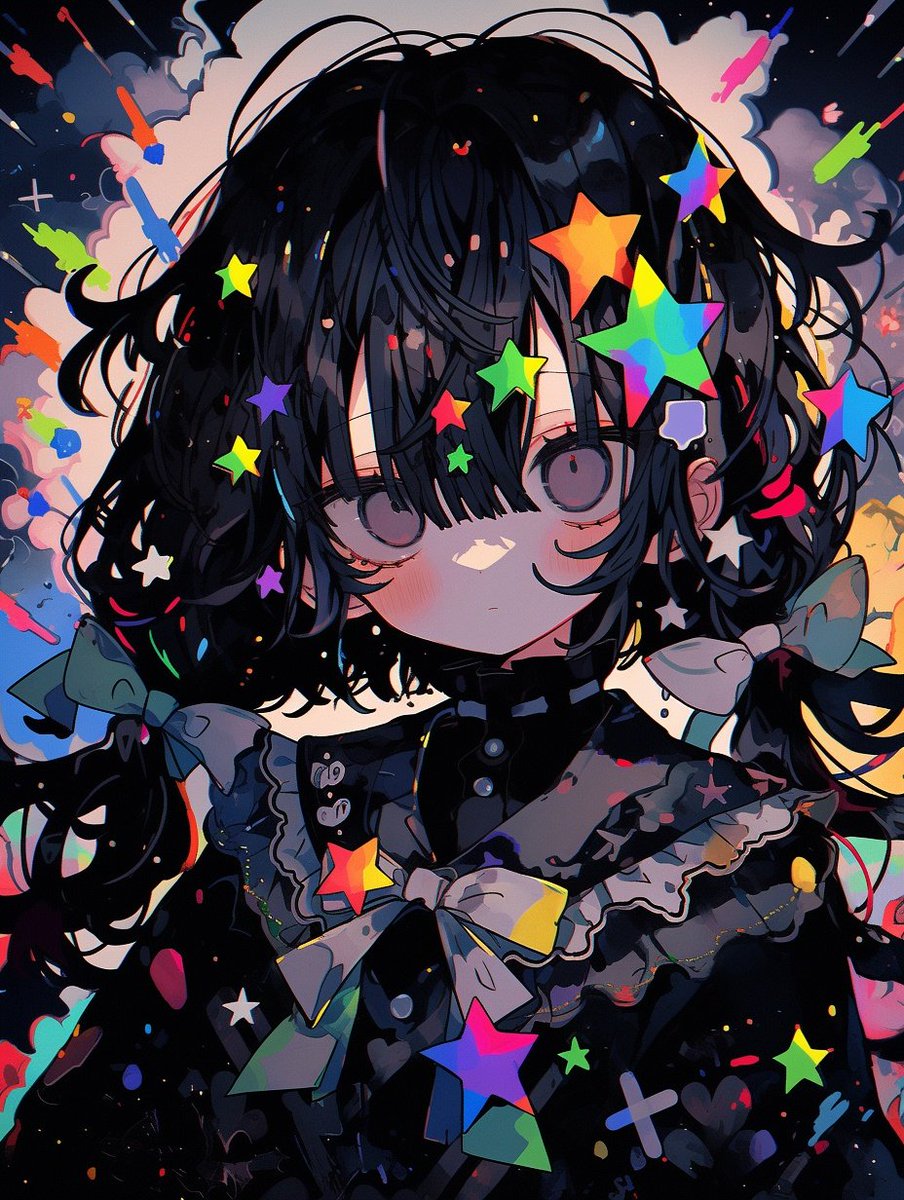 bbybluemoon13's tweet photo. #niji6 #kawaiiai #stars #rainbowcore #anime #animeart #aiart #aiartdaily #aiartist #AIArtworkwomen #glitchcore #glitchart #sparklecore https://t.co/dajhYDkHRe