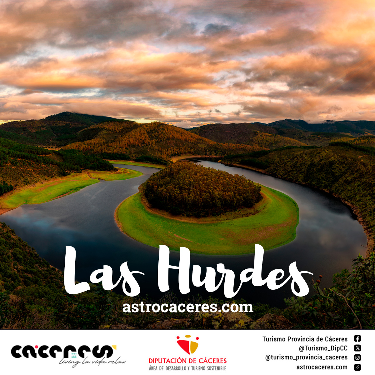 Turismo_DipCC's tweet image. La comarca de las #Hurdes guarda muchos tesoros que descubrir, y uno de los más icónicos es, sin duda, el #MeandrodelMelero, enclave que hoy visitaremos de la mano de 🔭#AstroCáceres2024.
astrocaceres.com
#livinglavidarelax #TurismoSostenible #ProvinciadeCáceres