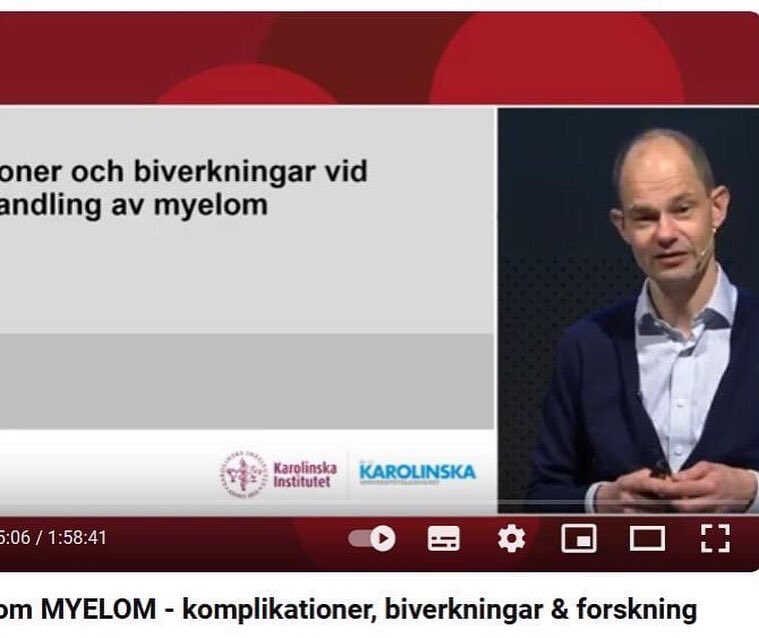 BCF_1982's tweet image. Idag 27/9 uppmärksammas blodcancersjukdomen myelom globalt. Se Dr. Johan Lunds föreläsning:
blodcancerforbundet.se

#europeanmyelomaday #mpeurope #imoveforcancer #folkhälsodalen #patientriksdagen #nätverketmotcancer #geblod #cancerfonden #kraftenshus #cancerkompisar #fuckcancer