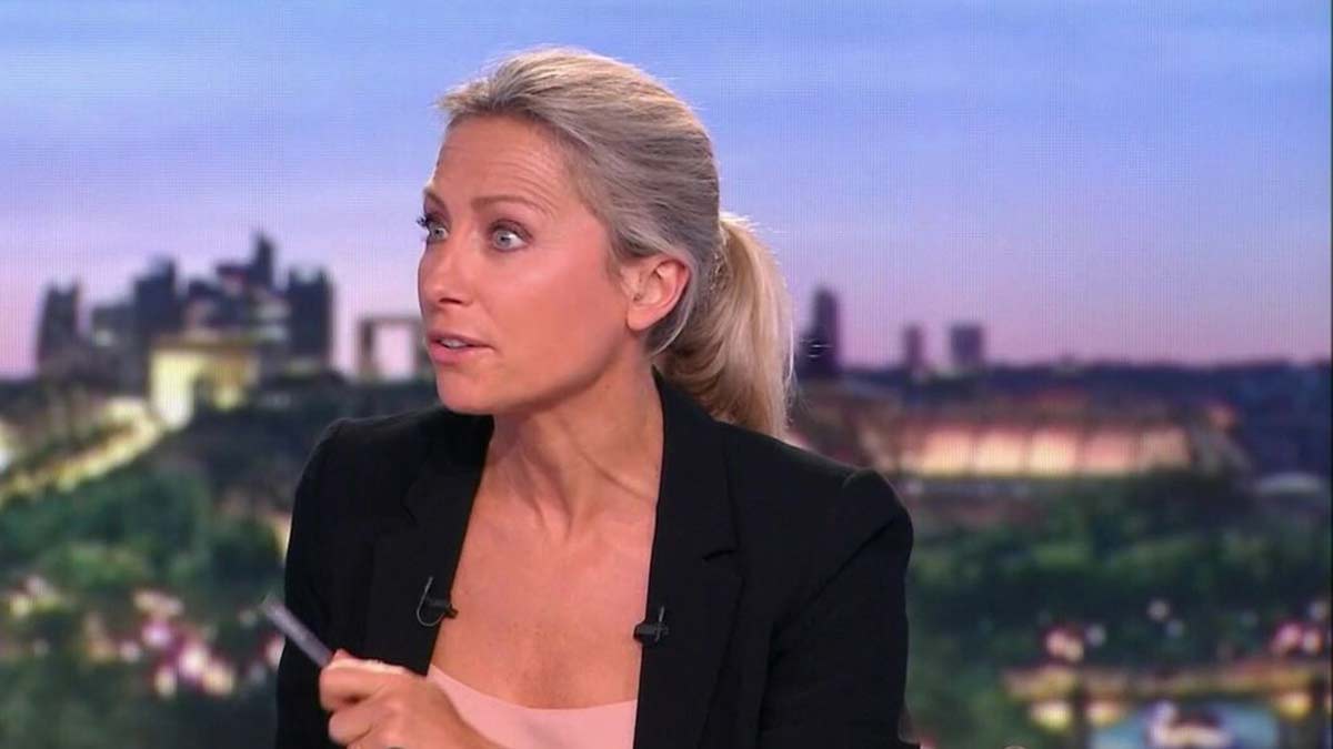 HugoLeroy87's tweet image. Anne-Sophie Lapix la bobo haineuse  qui donne des leçons de morale à tout le monde est mariée avec une des plus grosses fortunes de France (le PDG de Publicis) et vit dans un hôtel particulier dans le 16e arr de Paris... Elle est belle la gauche 🤮