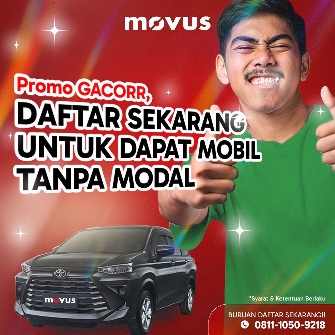 Cara baru punya mobil lewat program sewa kepemilkan di movus! Daftar sekarang untuk dapat mobil tanpa Modal!