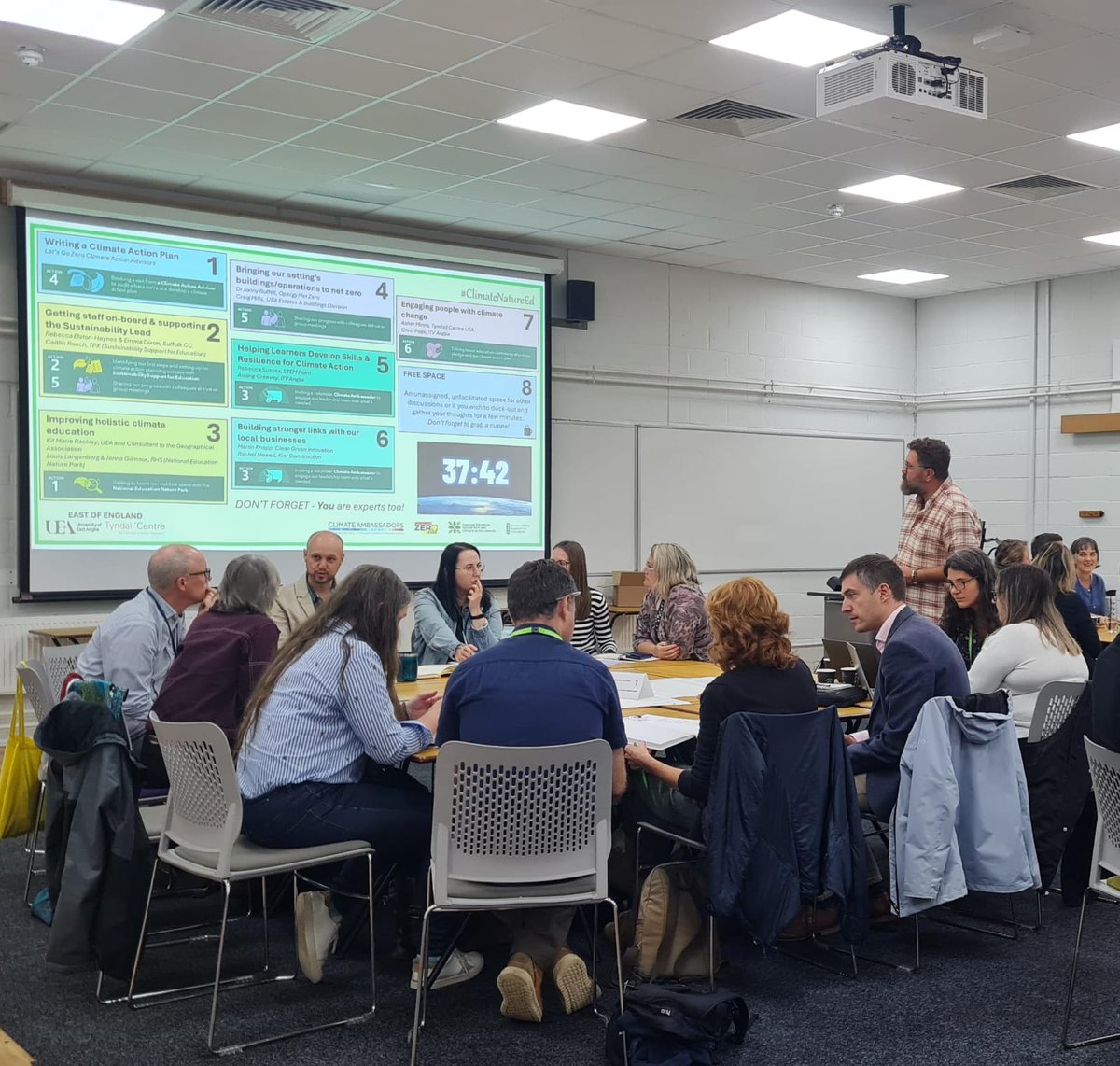 AdrianRamsay's tweet image. Fantastic launch event for #ClimateNatureEd in East Anglia.

Great to see all the enthusiasm and expertise in the room for eco education and school climate plans, and the support available for schools from @LetsGo_Zero and the #ClimateAmbassadors

Brilliant work from my