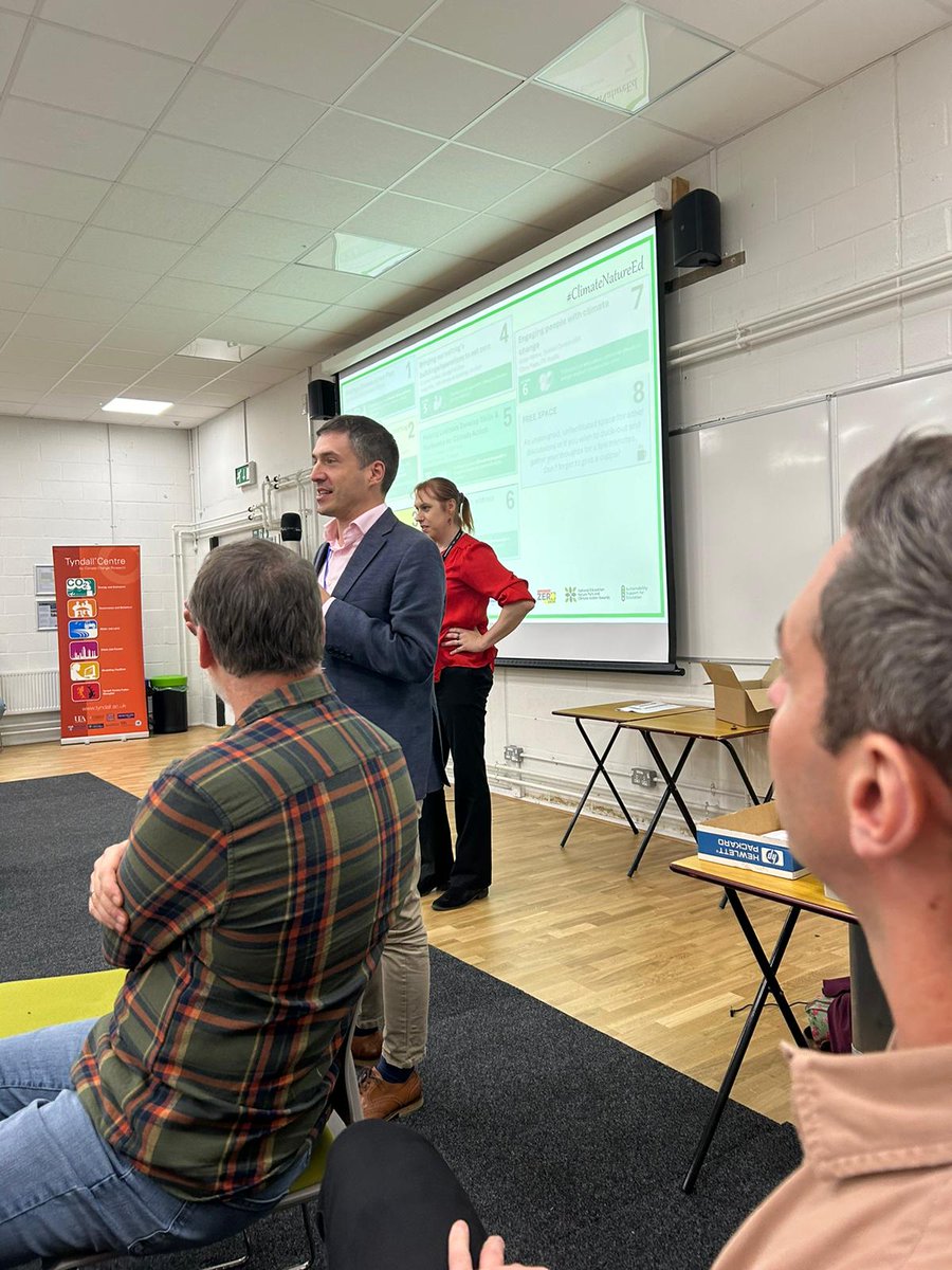 Fantastic launch event for #ClimateNatureEd in East Anglia.

Great to see all the enthusiasm and expertise in the room for eco education and school climate plans, and the support available for schools from <a href="/LetsGo_Zero/">Let's Go Zero | the zero carbon schools campaign</a> and the #ClimateAmbassadors

Brilliant work from my