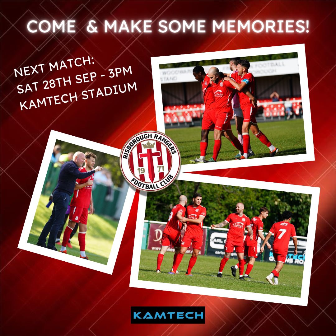 📷 COME &amp; MAKE SOME MEMORIES!

🗣️ Support us at home this Saturday

👭🦮 Family &amp; dog friendly stadium

🍔🍺 Food van &amp; <a href="/mpsworkwearcouk/">MPS Workwear</a> Bar

👋 See you there! #uptheris 

<a href="/kamtechgarage/">KAMTECH</a> <a href="/mpsworkwearcouk/">MPS Workwear</a> <a href="/PlacesL24140/">Places leisure</a> 

Photos: <a href="/charliecarter_0/">Charlie</a>