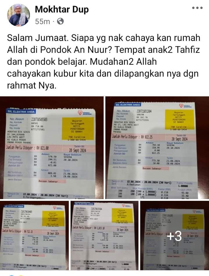 KlutzyKucing's tweet photo. Dia ni memang suka mengemis. 

Modus operandi dia is biarkan bill tertunggak berbulan2 pastu share kat medsos minta simpati. 

Laknatullah... lebai penunggang agama ni https://t.co/aLoVwQXJOc
