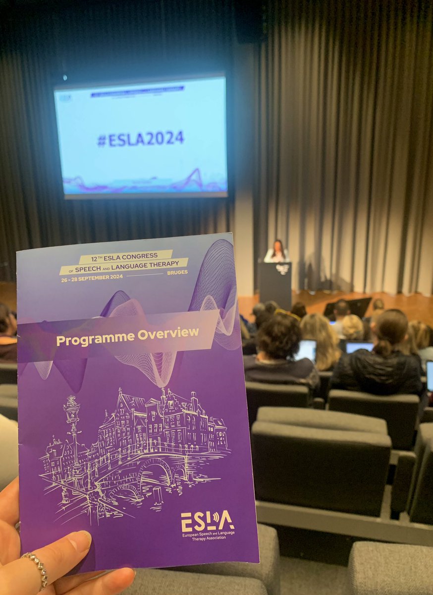 Jess Lane (@jlaneslt) on Twitter photo Delighted to be surrounded by SLTs from no less than 44 (!) countries for #esla2024, where the theme this year is ‘The Power of Communication in the Quality of Life’ 🤝🏼✨
<a href="/ESLAEurope/">ESLA Europe</a>
<a href="/RCSLTResearch/">RCSLTResearch</a> Delighted to be surrounded by SLTs from no less than 44 (!) countries for #esla2024, where the theme this year is ‘The Power of Communication in the Quality of Life’ 🤝🏼✨
<a href="/ESLAEurope/">ESLA Europe</a>
<a href="/RCSLTResearch/">RCSLTResearch</a>