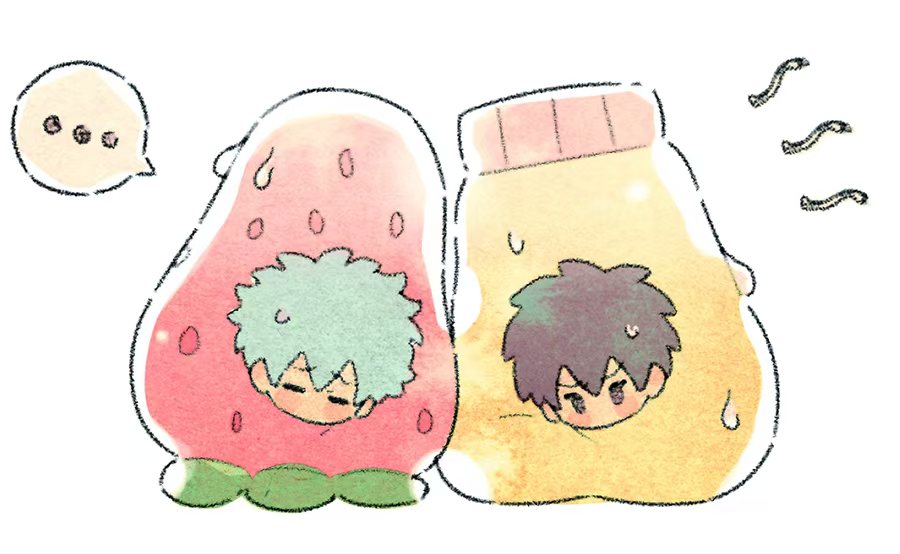 #긴히지
#銀土

보들보들～