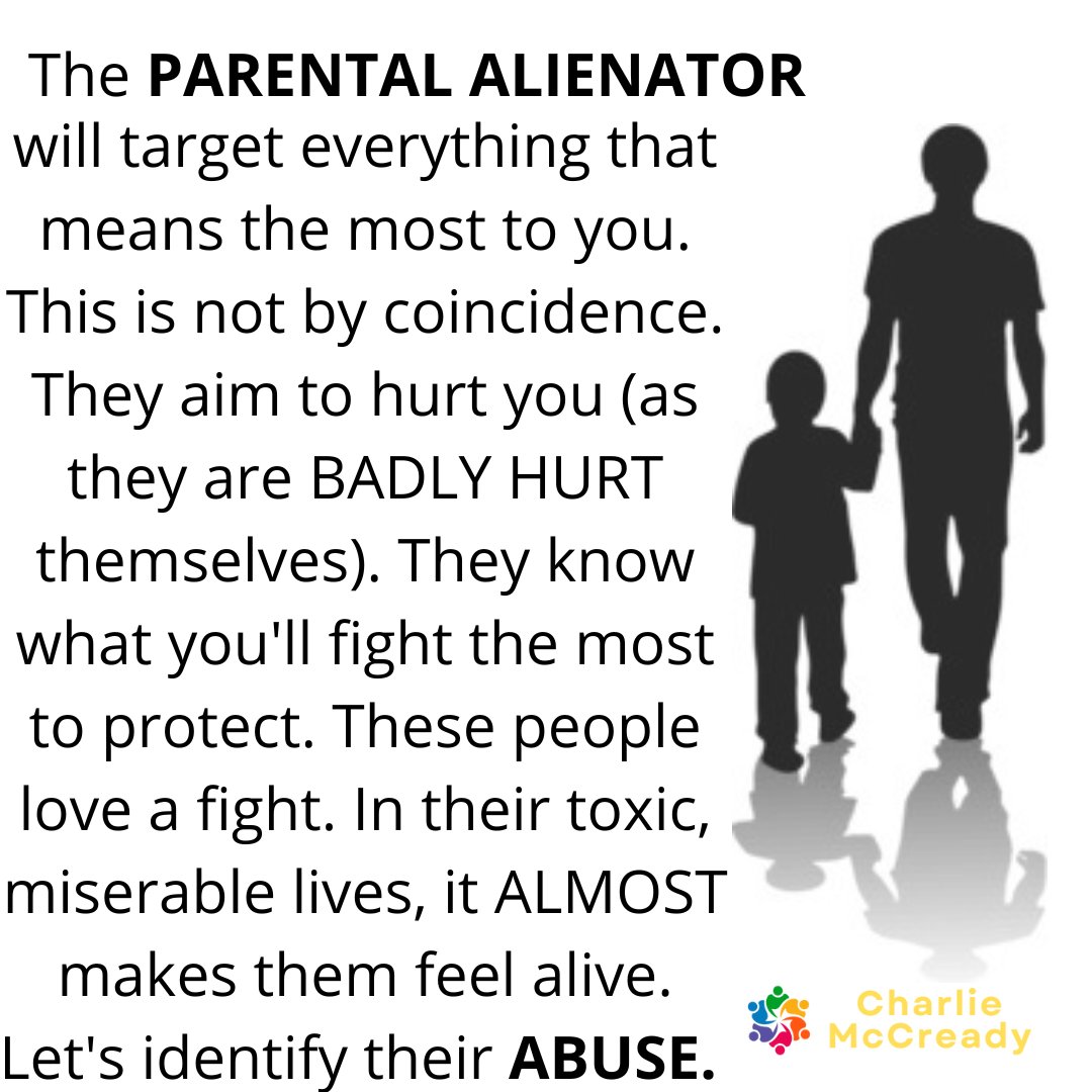 This behaviour is not always rooted in the alienating parent's own experience of alienation or other traumatic childhood experiences; sometimes, it stems purely from vengeance, often triggered by the wounds to their narcissistic ego caused by separation or divorce. 

#custody