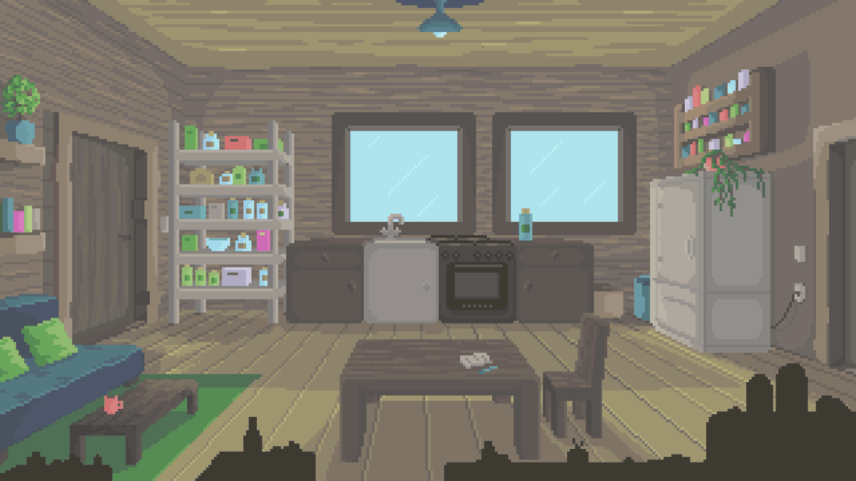 A kitchen inside a log cabin

If you want to see the creation process of this one, check it out here: youtu.be/WAftrycj10E

#pixelart #aseprite