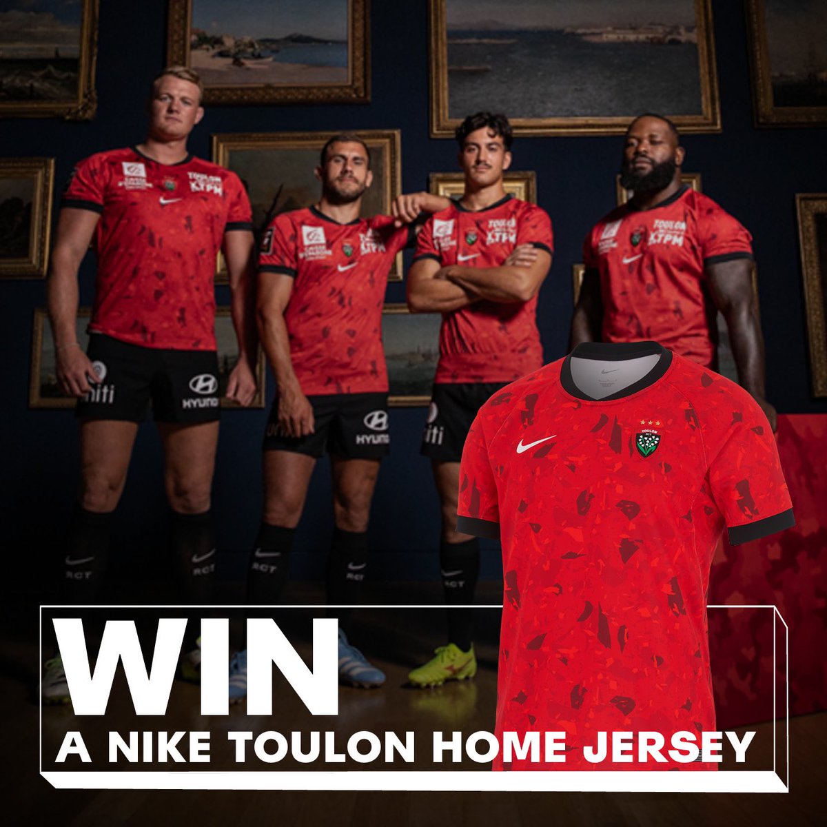 WIN the new Toulon Home Jersey

We’ve teamed up with Absolute Rugby to give you the chance to get your hands on this Nike shirt. 
⁠⁠
To enter...⁠
⁠
1. Like this post⁠
2. Follow <a href="/JournalRugby/">Rugby Journal</a> 
3. Tag a mate in comments below ⁠
⁠
Closing: 23:59 on 15.10.24