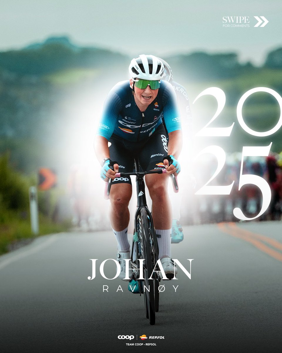 TeamHitecProduc's tweet photo. Dedicated to the team’s success and ready to embrace his 4th year with the team! This man has got some power in his legs⚡️😮💨
Johan knows what this team is all about and we’re glad he’s a part of it in 2025 as well💙
#forAndré #171 #teamcooprepsol https://t.co/DebM4twpCo