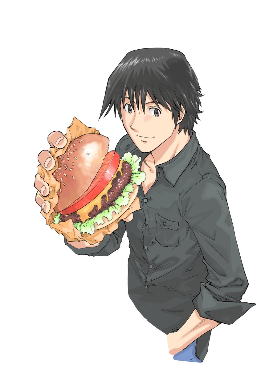 過去絵。本日のバーガー 