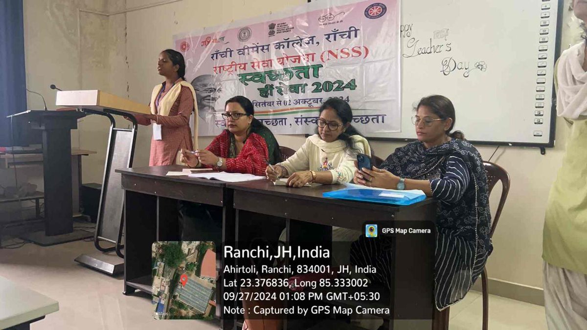 RWCNSSUNITONE's tweet photo. स्वच्छ भारत अभियान के तहत भाषण प्रतियोगिता का आयोजन किया गया 
@_NSSIndia 
@mybharatgov 
@NssrdD 
@NSSRDPATNA 
@NssRURanchi https://t.co/2aU5PGIdkz