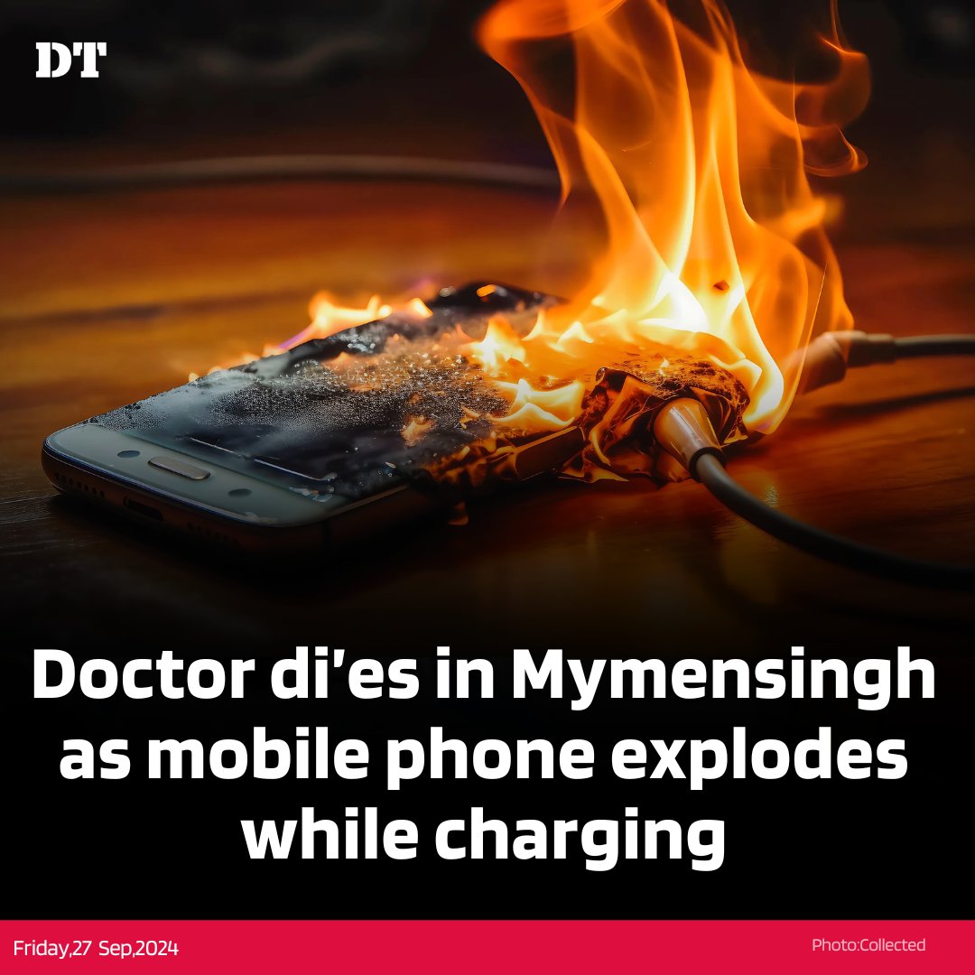 DhakaTribune's tweet photo. •Family rushed him to hospital after hearing expl*osion
•Brand of phone is yet to be identified
Details: https://t.co/Z6AbAqRQqf
#dhakatribune #NewsUpdate #news #mobileexplosion #doctor https://t.co/5SUtUm2L2B