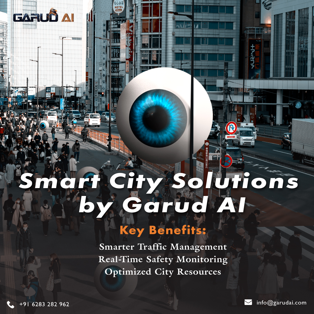 garud_ai's tweet photo. Transform your city with Garud AI! 🌆

Use AI video analytics to enhance traffic, boost safety, and improve urban services.

Smart City Benefits:
🚦 AI Traffic Optimization
🔍 Enhanced Public Safety
🏙️ Efficient Resource Management

📞 +91 6283 282 962
#SmartCity #GarudAI https://t.co/TYeDf6g1Je