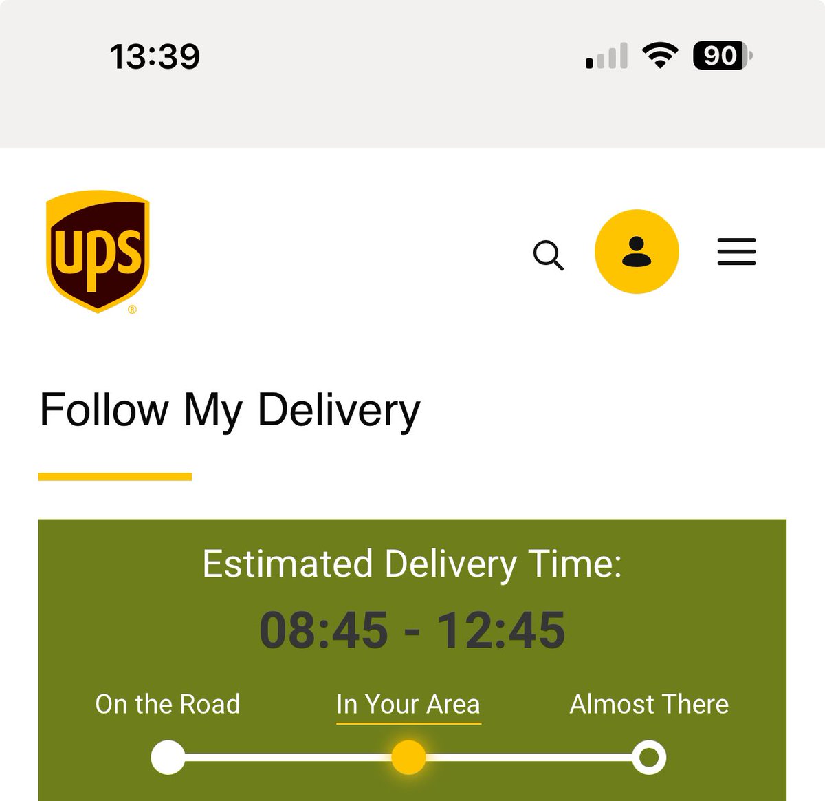 Are UPS the only delivery service that never run on time?