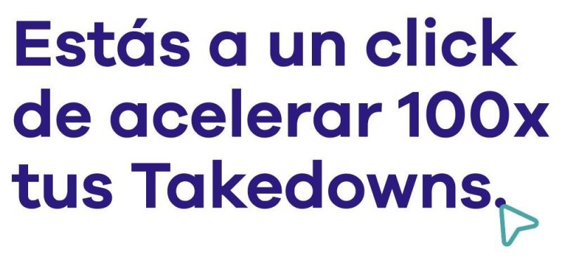 #TakedownX, una herramienta innovadora que automatiza la baja de sitios web y perfiles maliciosos, utilizando AI. Reduce drásticamente el tiempo que insumen estas gestiones, habitualmente de 8 a 12 horas, a menos de 10 minutos.

Para demo en vivo!

landings.beygoo.io/contacto.io