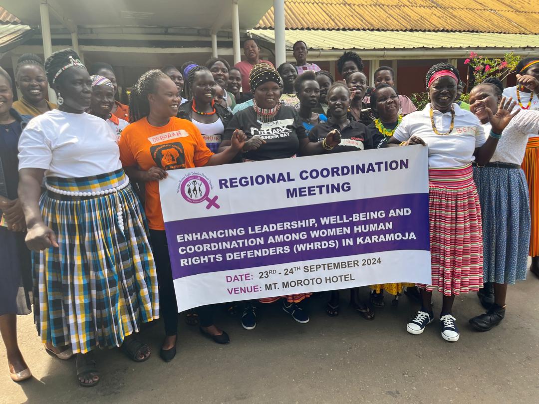 WHRDNU's tweet photo. Exciting outcomes from the recent WHRDs Regional Coordination Meeting in Acholi, Karamoja and Rwenzori regions! Over past weeks 90 Women Human Rights Defenders enhanced their leadership and well-being while building networks for protection. #WHRDs #Uganda #CollectiveProtection https://t.co/G4brEsYlen