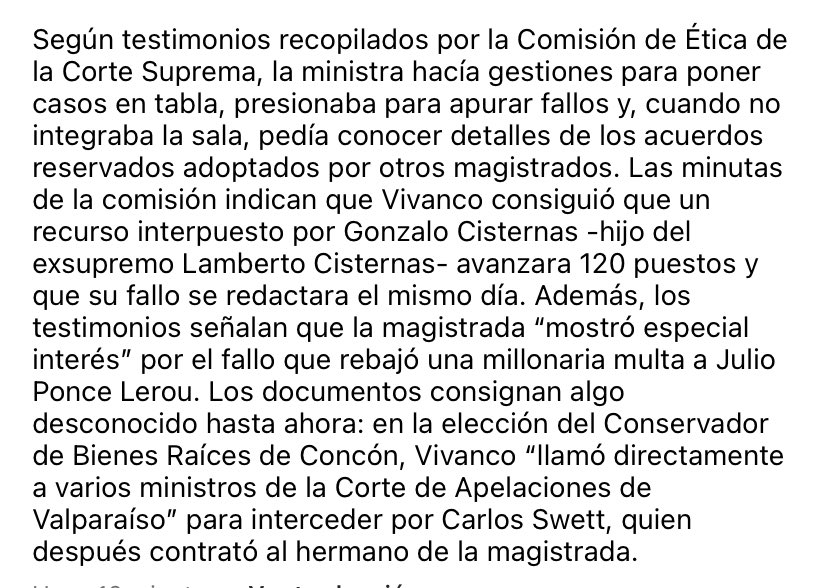 Una operadora de lujo en la mismísima Corte Suprema 👇🏽