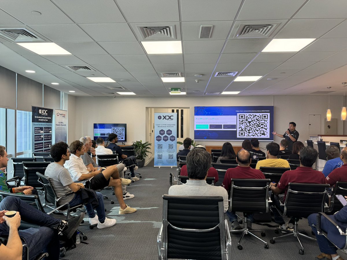 XDCInnovLabs's tweet photo. 🚀Happening Now at #XDCDevCenter
The moment we’ve all been waiting for is here! We’re excited to unveil XDC Network 2.0 Pre-Upgrade setting new standards for scalability, security, and interoperability in the blockchain world. Be part of the excitement as we take blockchain technology to the next level!
#XDC2Launch #BlockchainInnovation #XDCNetwork #HappeningNow #FutureofFinance