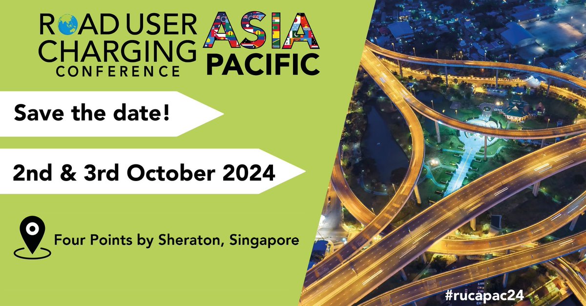 ITIS_Holding's tweet image. We are proud to be the Lead Partner at the Road User Charging Conference in Singapore on 2nd and 3rd October 2024!
This year, our focus is on the trending topic of #tolling with the theme: Solutions and Benefits for Concessionaires.
#Tolling #RoadUserCharging #RUCAPAC24