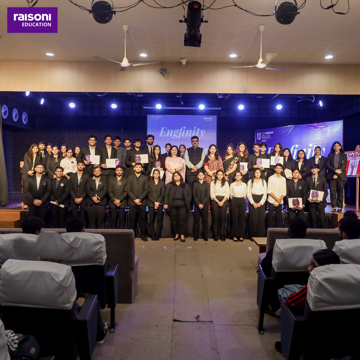 raisoniworld's tweet photo. Engfinity Club's Mega Event - a collaborative showcase with GH Raisoni Skill Tech University, Nagpur, and GHRCACS, Nagpur, highlighting the latest innovations, student achievements, and technological advancements across the institutions.

#RaisoniEducation #AVisionBeyond https://t.co/rwN3YwtkQF
