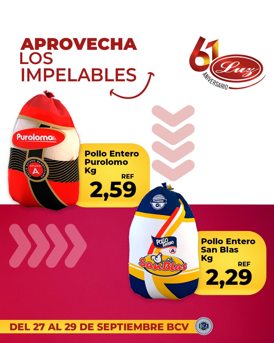 mercadosluzca's tweet photo. ¡Descuentos increíbles te esperan😎!

Visítanos y aprovecha los #IMPELABLES en nuestras sucursales del 27 al 29 de septiembre de 2024.

#Automercadosluz #Septiembre2024 #descuentos #promos https://t.co/fuJnyhad3k