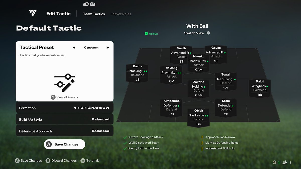 FTD - EAFC Trader/Creator (@fut_trader_d) on Twitter photo ๐จINSANE-Day 1 release ๐-๐-๐-๐-๐ (๐) #EAFC25 CUSTOM TACTICS๐ฅ
โข Tiki Takaโ
โข Very attacking mindedโ
โข Late wide runs from fbโ
โข Covered at the backโ
โข Top tier forward runsโ
-Defends as 41212(2)
-Attacks as 352
#Fc25 ๐ญ๐๐๐ญ๐ข๐๐ฌ ๐๐จ๐๐ - X&v76gsjhVn ๐จINSANE-Day 1 release ๐-๐-๐-๐-๐ (๐) #EAFC25 CUSTOM TACTICS๐ฅ
โข Tiki Takaโ
โข Very attacking mindedโ
โข Late wide runs from fbโ
โข Covered at the backโ
โข Top tier forward runsโ
-Defends as 41212(2)
-Attacks as 352
#Fc25 ๐ญ๐๐๐ญ๐ข๐๐ฌ ๐๐จ๐๐ - X&v76gsjhVn