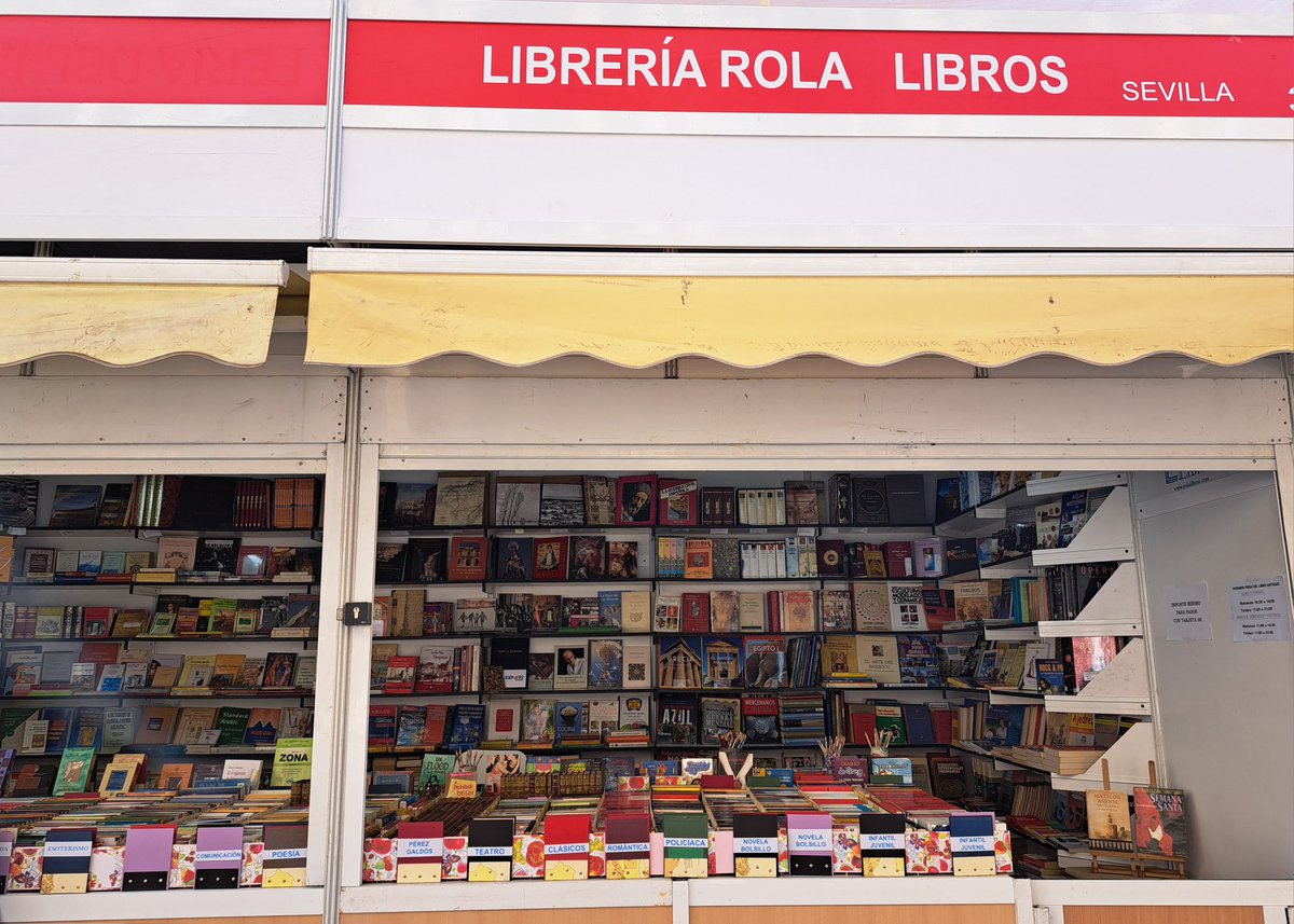 Rola_Libros's tweet photo. Hoy arranca la 47 Feria del Libro Antiguo y de Ocasión en la Plaza de San Francisco de Sevilla. 

Nos encontraréis en la caseta n°3 hasta el día 20 de octubre. ¡Esperamos vuestra visita!

#FLAOS24 #Sevilla #FeriaLibroAntiguo https://t.co/qKXOcB2dbB