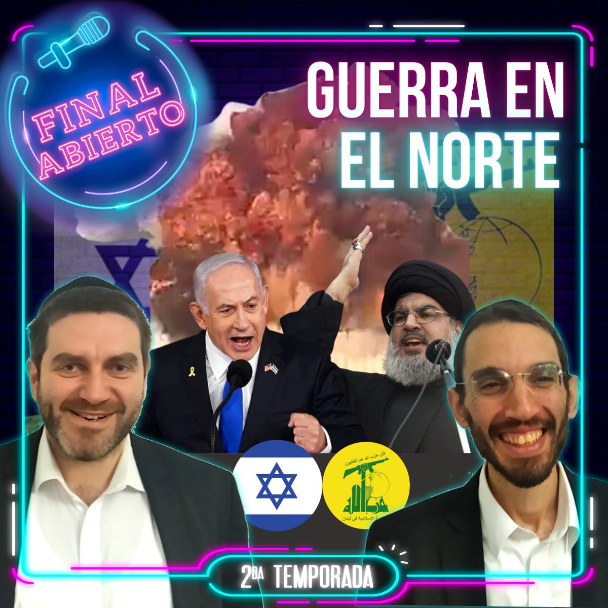 JonathanBerim's tweet photo. ⭐  *ISRAEL vs. HEZBOLLAH | Operación FLECHAS del NORTE | @FinalAbiertoPod #PODCAST | T2:E35* ⭐

_Israel está en guerra hace casi un año pero ahora ha cambiado el foco del conflicto. Si al principio luchaba contra #Hamas en el sur del país, en estos momentos se libra una batalla contra #Hezbolá en el norte. ¿Qué es #Hezbollah? ¿Cómo se dieron los acontecimientos? ¿Puede Israel salir airoso de una guerra en tantos frentes_

🎞 *YouTube:* 🎞 https://t.co/4oX6RTRJ8e

🎙 *Spotify:* 🎙  https://t.co/Ekjm4aEBS4

*Recuerden: recomendar, suscribirse, dar like y comentar. ¡Gracias!*

Con @yaacovlips y @JonathanBerim