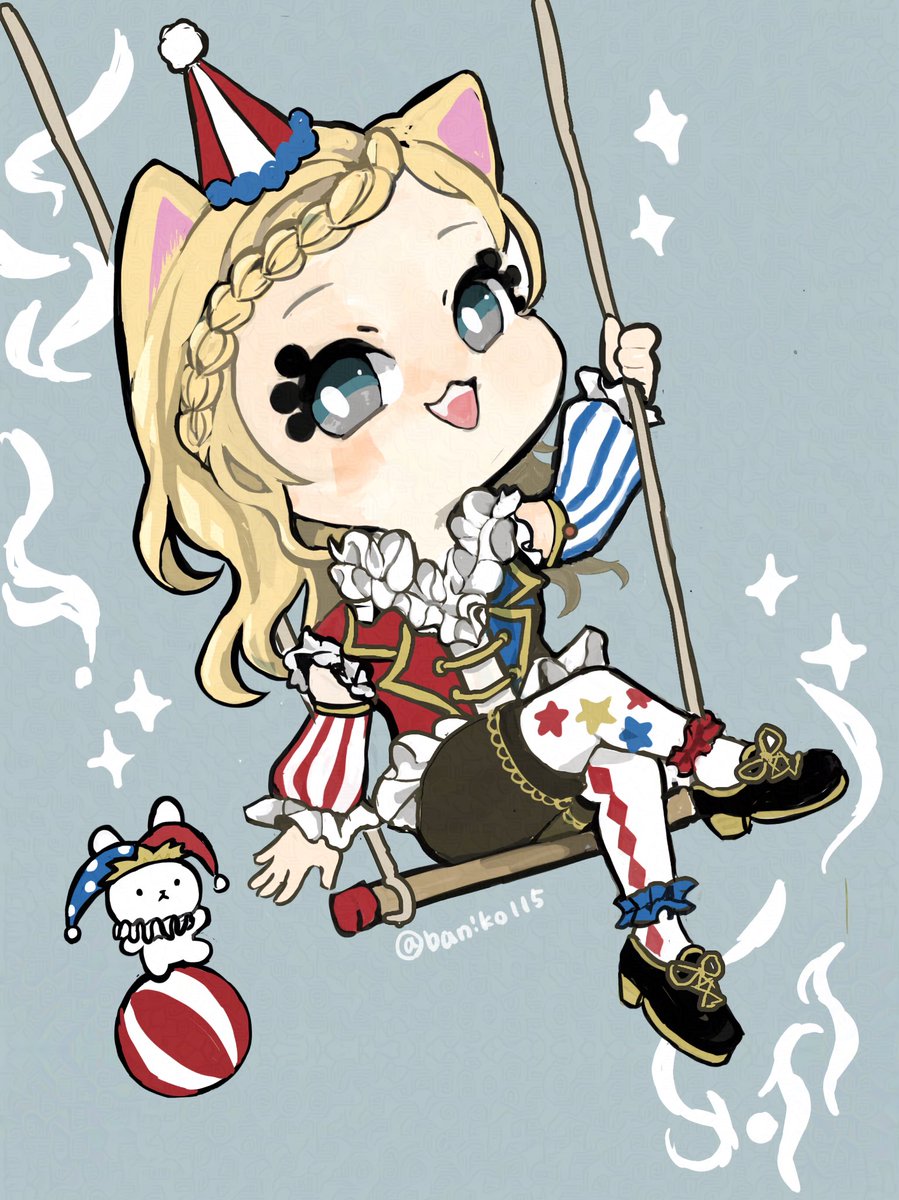 サーカス団員さん🎪🐰　#オリジナル　#絵師さんフォロバ100