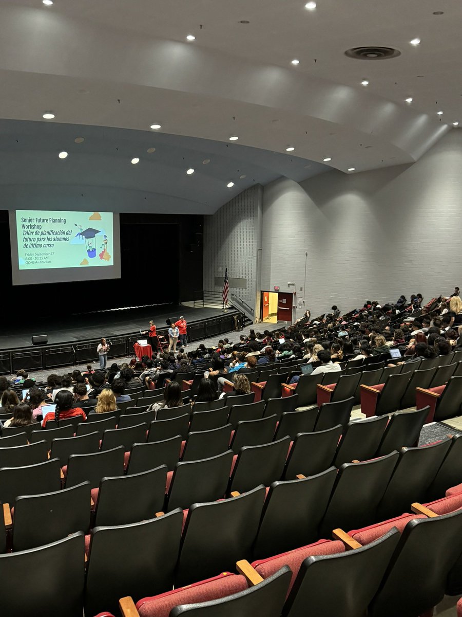 Our first ever #QOHS Senior Future Planning Workshop!! 
#QuinceOrchardHS
#QOpride 🐾
