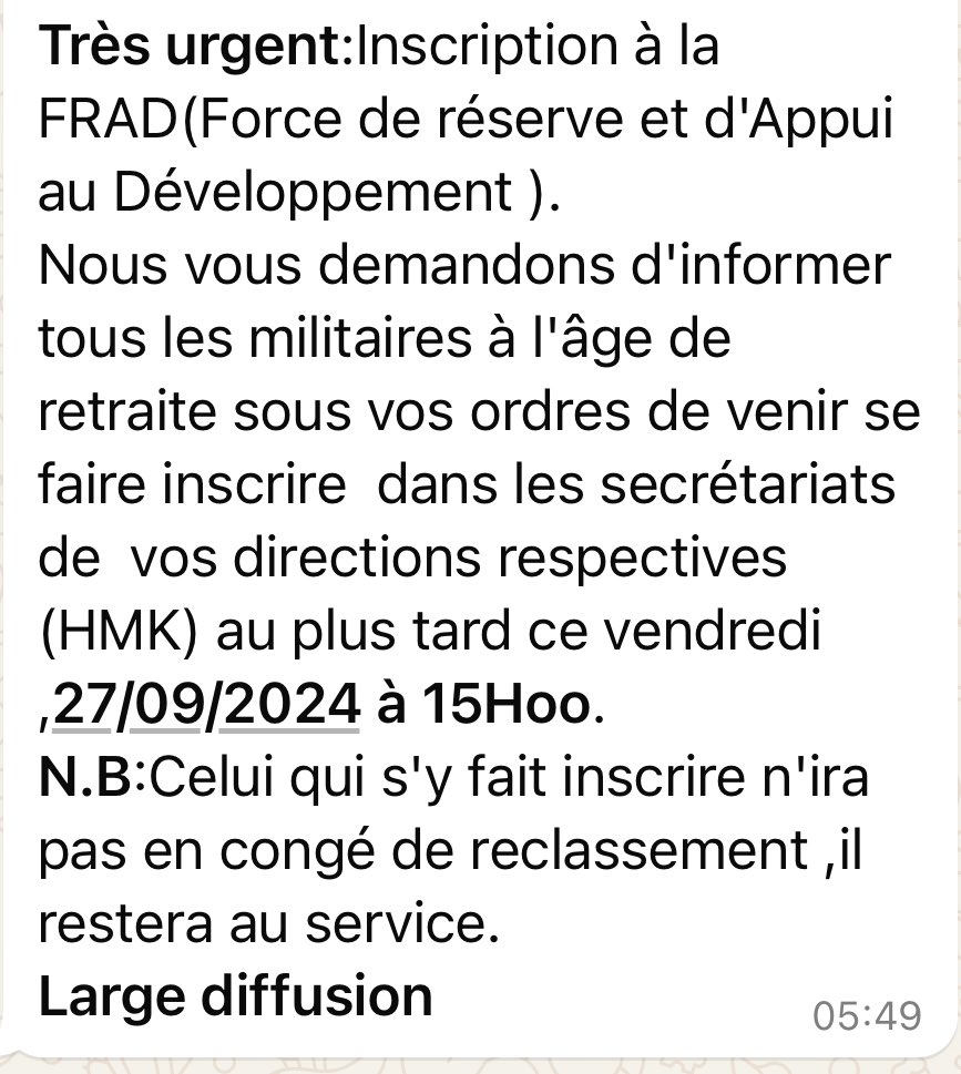 Recrutement intensif mu bajejwe umutekano mu Karere nama entraînement bitavyaye inyana bizovyara ishuri...
#RDC #Burundi #Rwanda 
Tubitize amaso 
Nivugira bisazwe nkirenganire