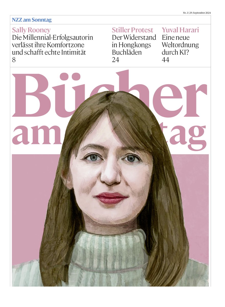 Bücher am Sonntag (@buechernzzas) on Twitter photo Am 29.9. erscheint in der <a href="/NZZaS/">NZZ am Sonntag</a> die Herbst-Buchbeilage 🍁mit Sally Rooney, Katja Oskamp, <a href="/harari_yuval/">Yuval Noah Harari</a> , Francesca Melandri, <a href="/MeronMendel/">Dr. Meron Mendel</a> <a href="/sabanurcheema/">Saba-Nur Cheema</a> , Delphine Horvilleur, Mariann Bühler, J.D. Vance, Maren Urner, einer Reportage aus Hongkong und vielen 📚 mehr Am 29.9. erscheint in der <a href="/NZZaS/">NZZ am Sonntag</a> die Herbst-Buchbeilage 🍁mit Sally Rooney, Katja Oskamp, <a href="/harari_yuval/">Yuval Noah Harari</a> , Francesca Melandri, <a href="/MeronMendel/">Dr. Meron Mendel</a> <a href="/sabanurcheema/">Saba-Nur Cheema</a> , Delphine Horvilleur, Mariann Bühler, J.D. Vance, Maren Urner, einer Reportage aus Hongkong und vielen 📚 mehr