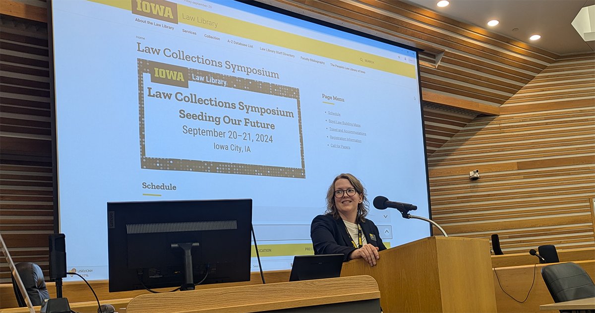 The Law Collections Symposium featured engaging and insightful discussions! Law librarians from across the country gathered to discuss the future of law collections. Papers, feedback, and workshops allowed us to reflect and exchange ideas. Thanks to everyone who participated!